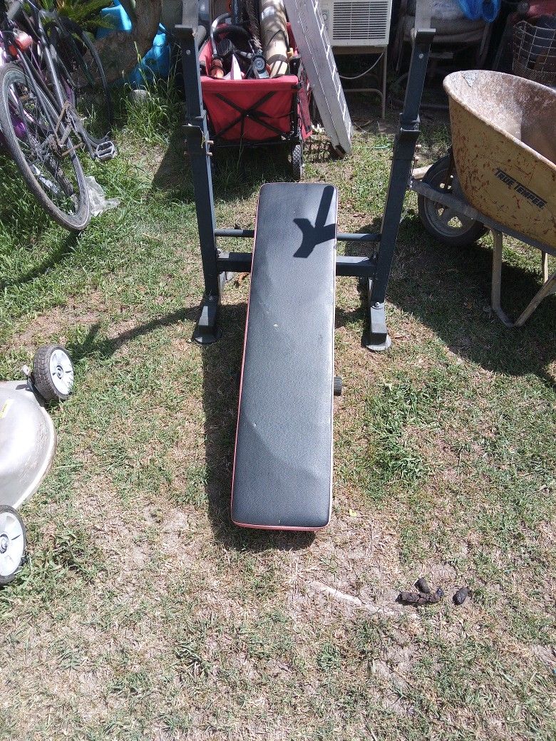 Adjustable Weight Bench Like New