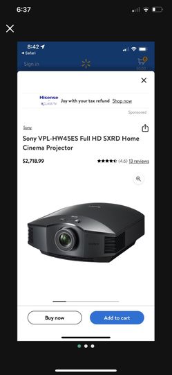 Sony HD projector 