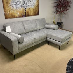 Hazela Charcoal Sectional Sofa