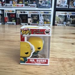 BITTY Mr. Burns Funko Pop #501 Simpsons Animation TV Television Show Montgomery