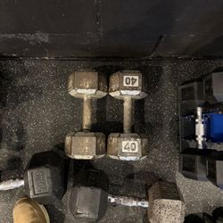 40lbs And 50lbs set  or separate - $120