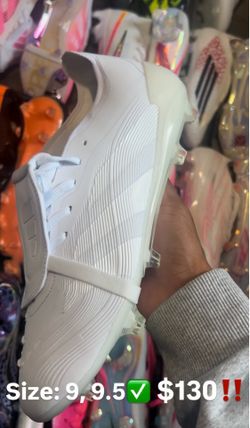 White Predators Cleats 1:1 Size: 9 and 9.5