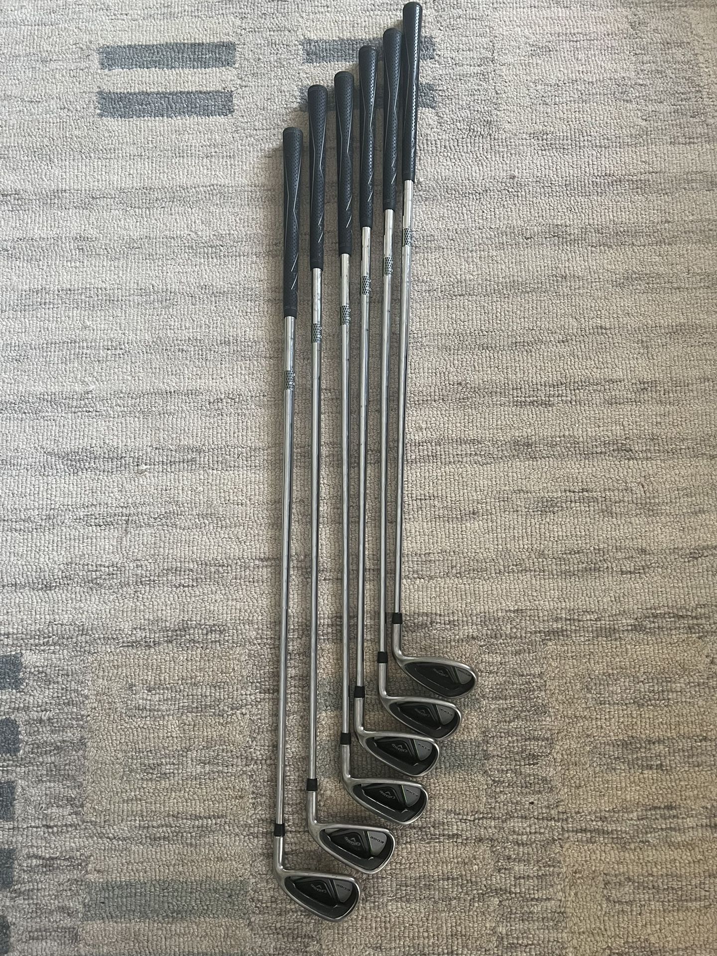 Callaway Edge 2018 Iron Set 6-PW-SW Regular Steel Shafts Mens RH