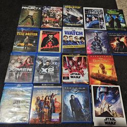 DVD, Blu Ray, 4K Movies