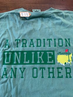 NEW! Golf Master’s Tournament Tee Shirt from Comfort Colors Size XL Green - Father’s Day/Golf Lovers