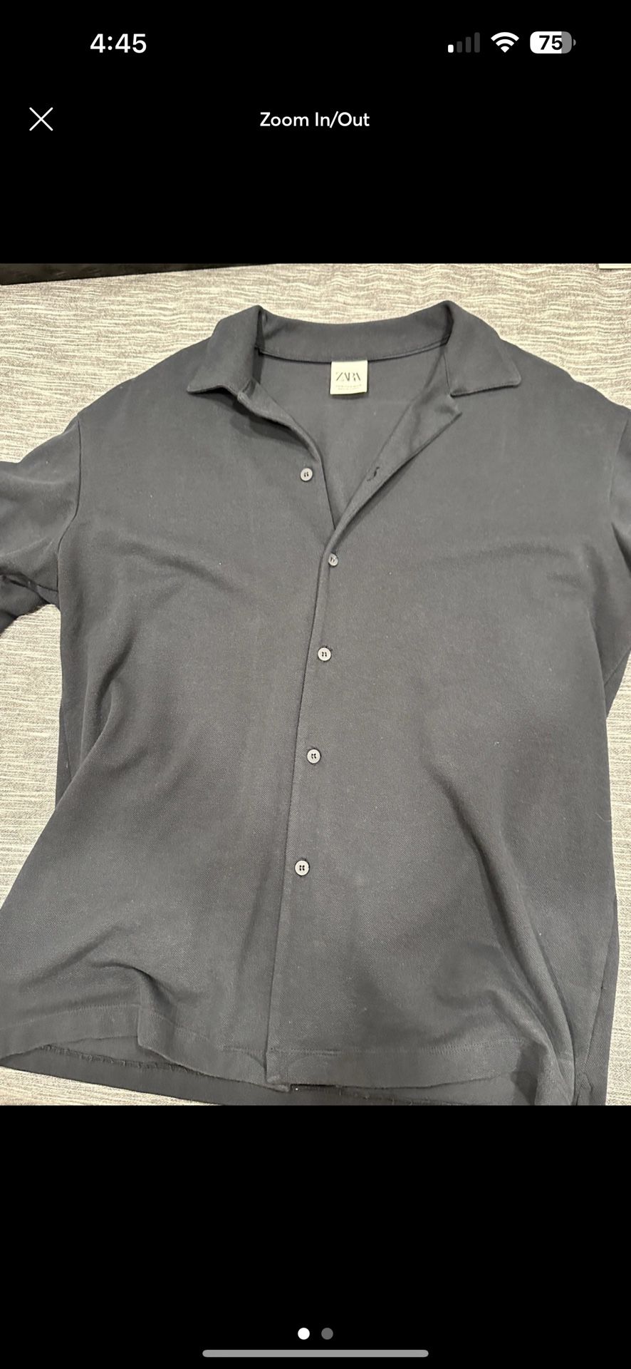 New Men’s Zara Shirts Size Medium 2 For $20 
