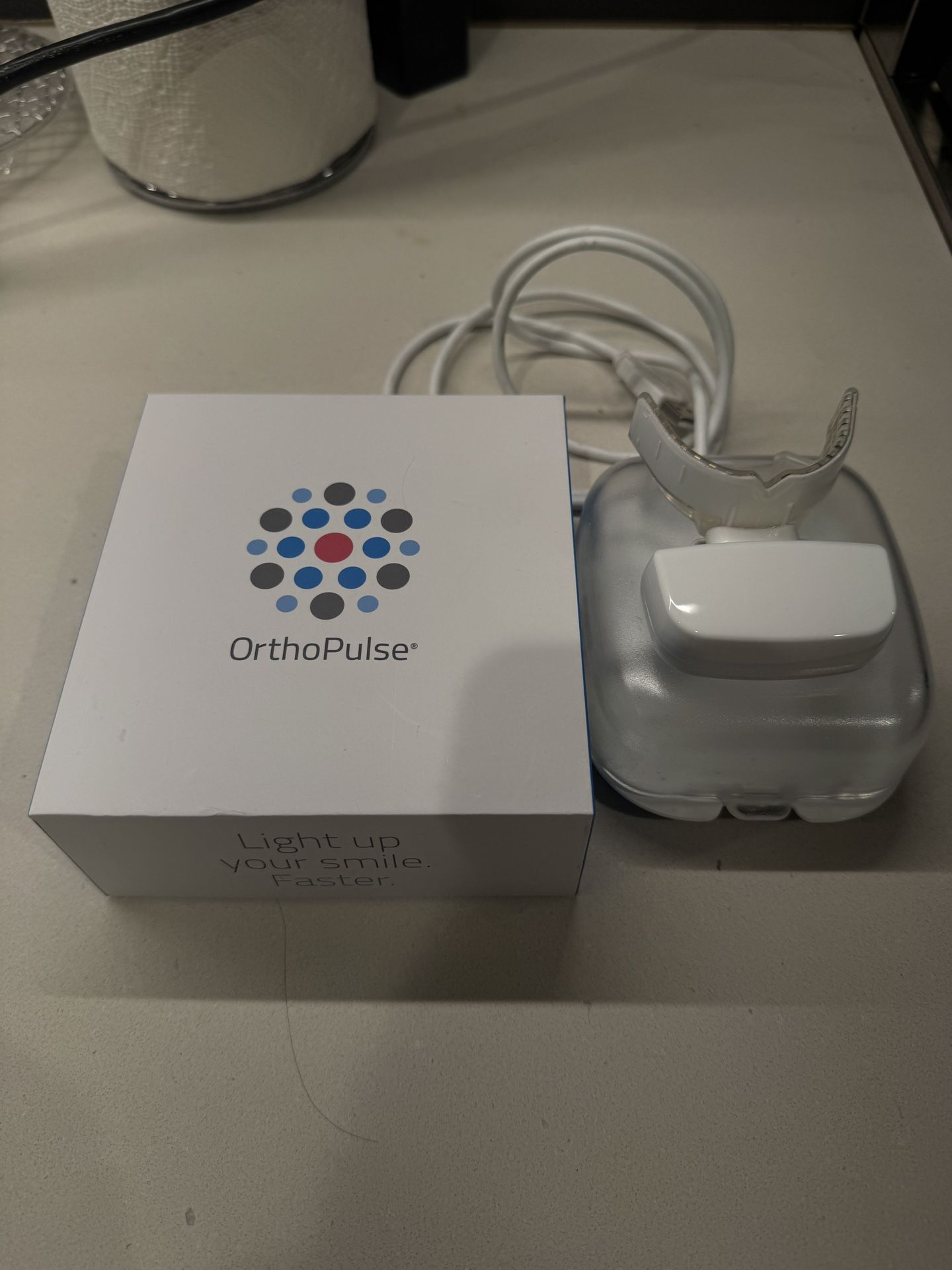 OrthoPulse near-infrared light device for braces/aligners/Invisalign.