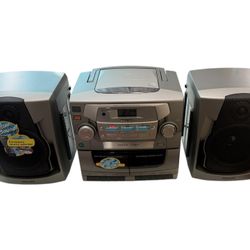 Philips AZ2765 CD Radio Cassette Recorder Audio System Boombox W Control 