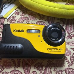 Kodak PIXPRO WP1 16 MP 3 X Optical Zoom Color Yellow / Black WaterProof Digital Camera  