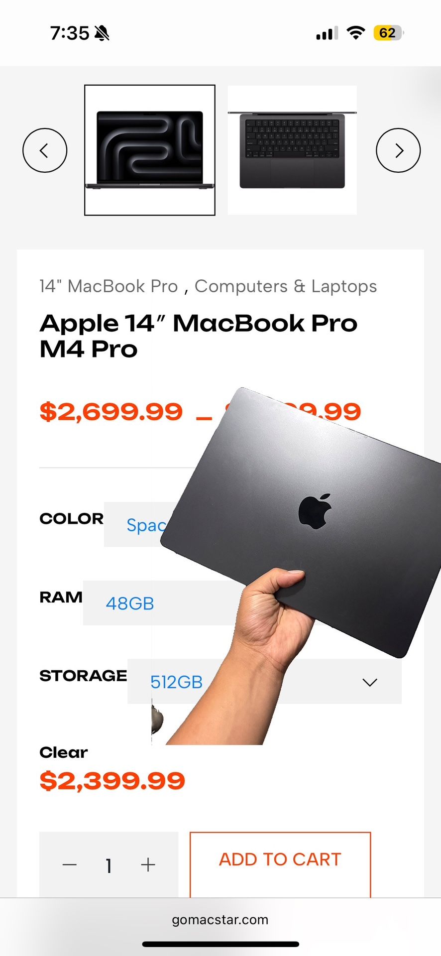 2024 MacBook Pro 14in 48GB BRAND NEW