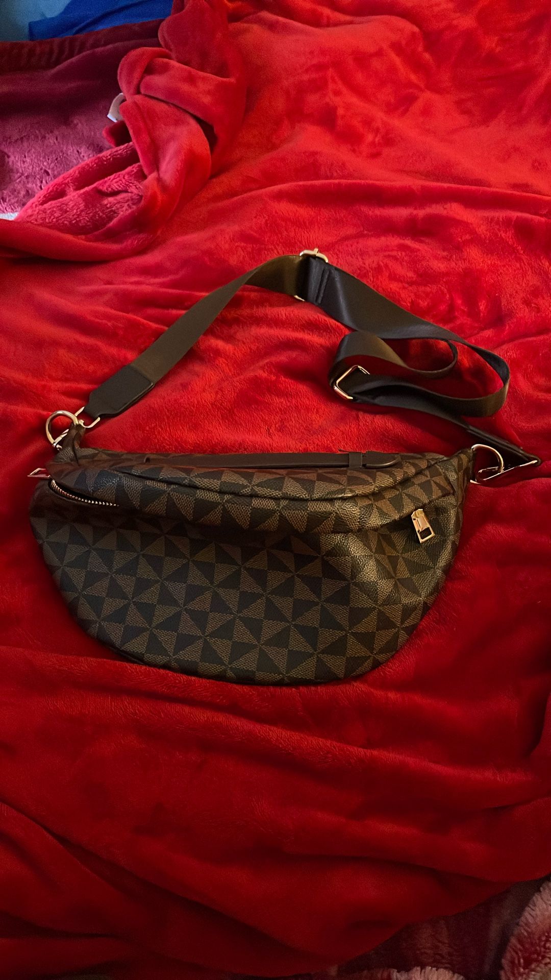 Crossbody Sling Bag Purse for Women,Sling Bag for Women Small Belt Chest Bum Checkered Crossbody bag