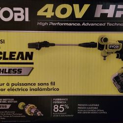 RYOBI
40V HP Brushless EZClean 600 PSI 0.7 GPM Cold Water Electric Power Cleaner (Tool-Only)
