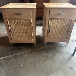 Mid-Century Style Nightstands (Pair) 25