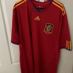2XL Adiddas Spain Jersey New Never Worn 