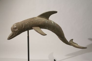Weathervan Dolphin Folk Art