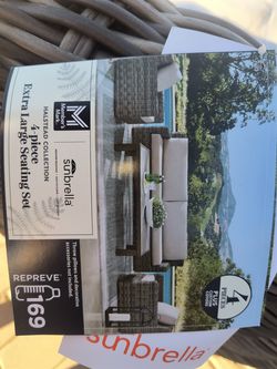 Four piece extra large seating set