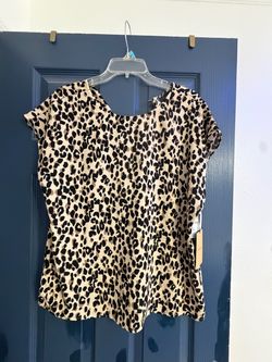 Halogen Animal Print Shirt
