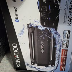 Kenwood Marine Bluetooth 4CH Amplifier 