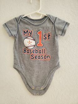 Baby Houston Astros Onesie 3-6 Months Unisex 