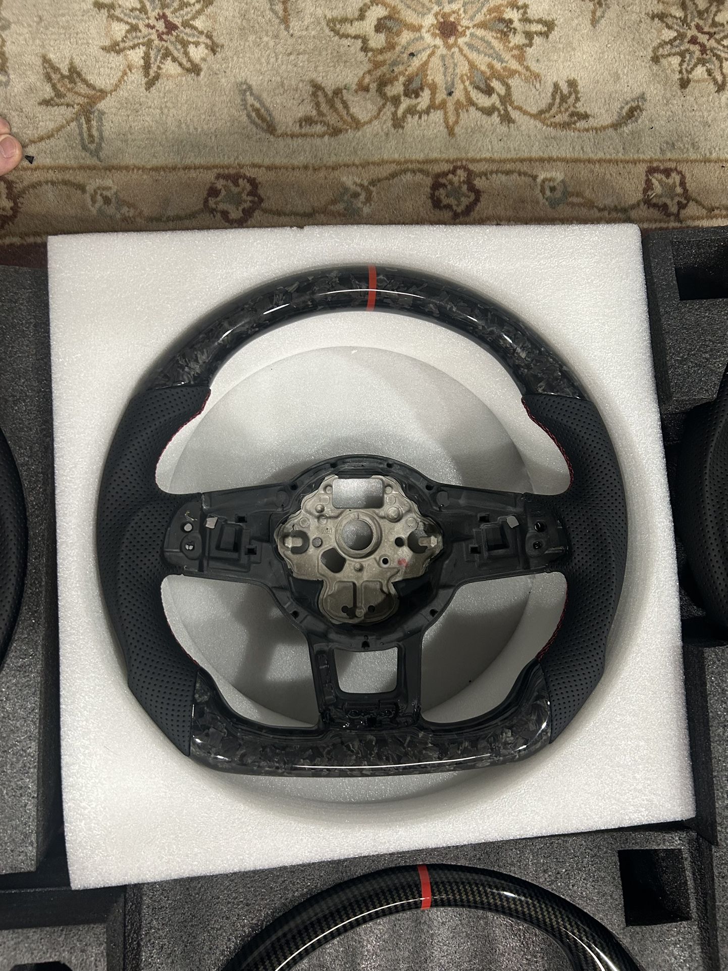 MK7/GTI Forged Carbon Fiber Steering Wheel (2013-2020)