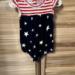 Patriotic Babygirl Romper