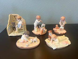 Set of 5 Bessie Pease Gutmann Figurines