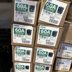 Siemens 2 Pole Breakers From 15 Up To 60 Amp $12 Each 