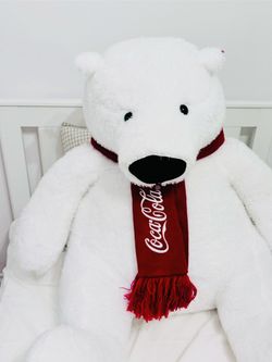 Coca-Cola Polar Bear Large. White