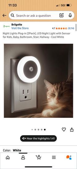 2 Pack Plug In Led Lights (UTC Area)