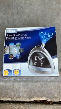Homedics projection clock  radio