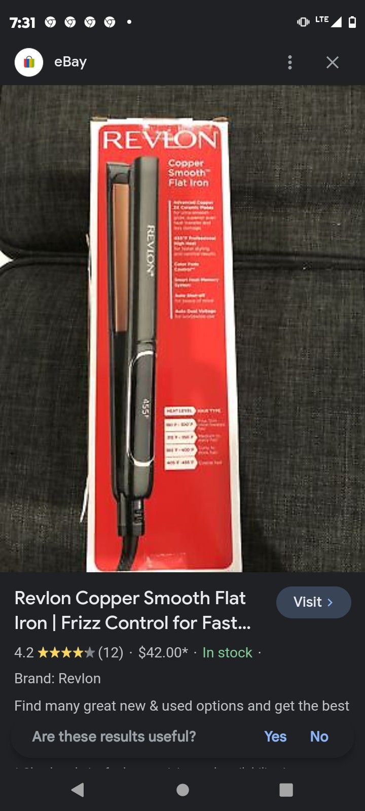 Revlon Hair Straightener 