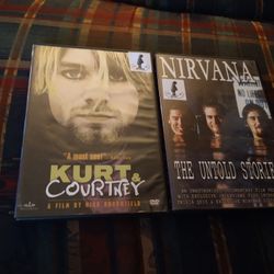 Nirvana The Untold Stories & Kurt And Courtney Dvds