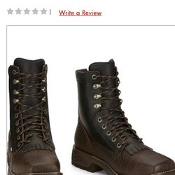 TONY LAMA HIGH RANGE 8" WATERPROOF COMP SQUARE TOE BOOT