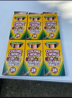 Crayola Colors of the World Colored Pencils, 24 Ct, Back
