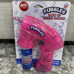 BRAND NEW LIGHT UP BUBBLE BLASTER 