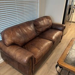 Thomasville Leather Couch