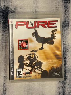 PS3 Disney Pure Video Game with Case and Manual Complete ATV Racing