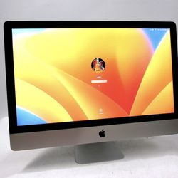 2017 Apple iMacr- 27” 5K, intel i7,32GB memory, 1TB fusion SSD, 8GB graphics card in great condition