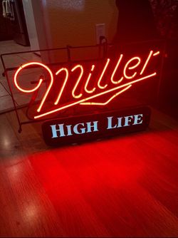 Miller High Life Neon Sign