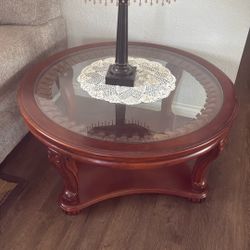 Round Glass Coffee Table