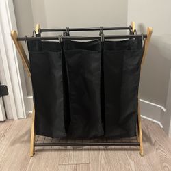 3 Compartment Laundry Sorter Hamper