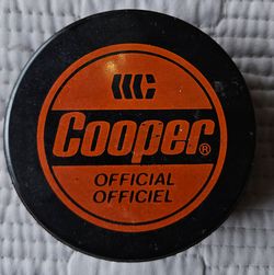 Cooper Hockey Puck