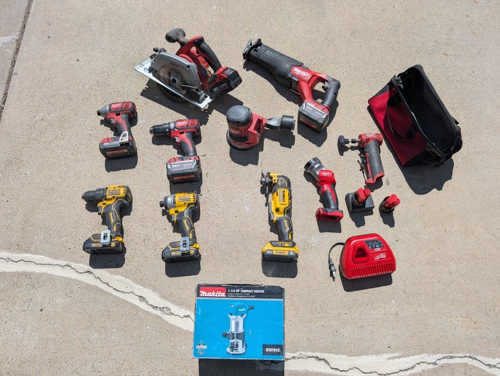 Power Tool With Batteries