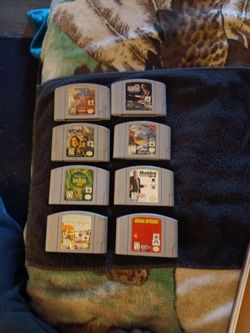 Nintendo 64 Game Cartridges Lot of 8
