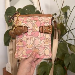 Y2K Pink Coach Crossbody 