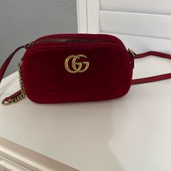 Gucci suede purse
