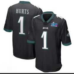 * Black Friday Sale* Eagles Jalen Hurts #1 Super Bowl LVII Jersey Green/Black NWT L XL