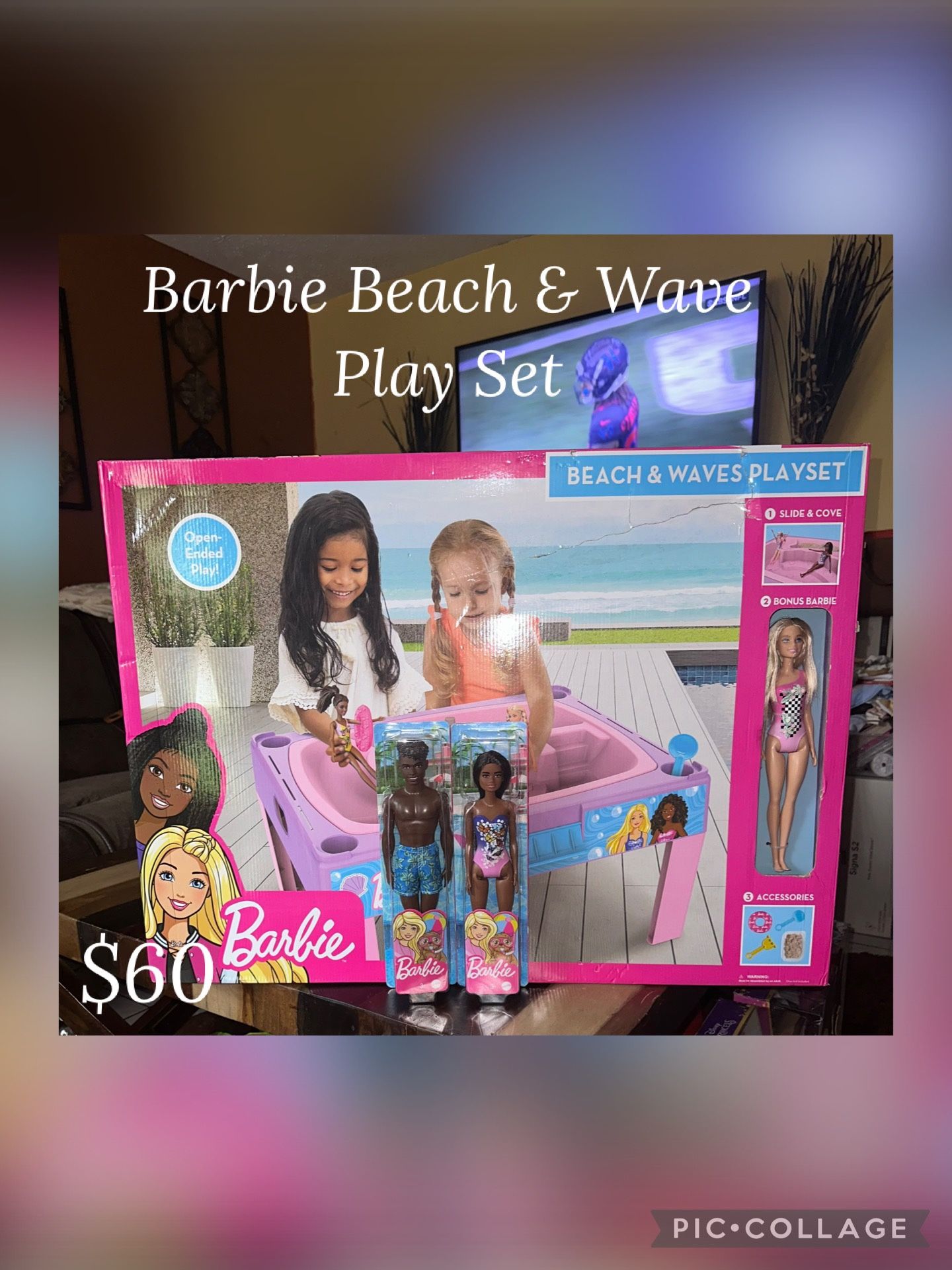 Barbie Beach & Wave Play Set