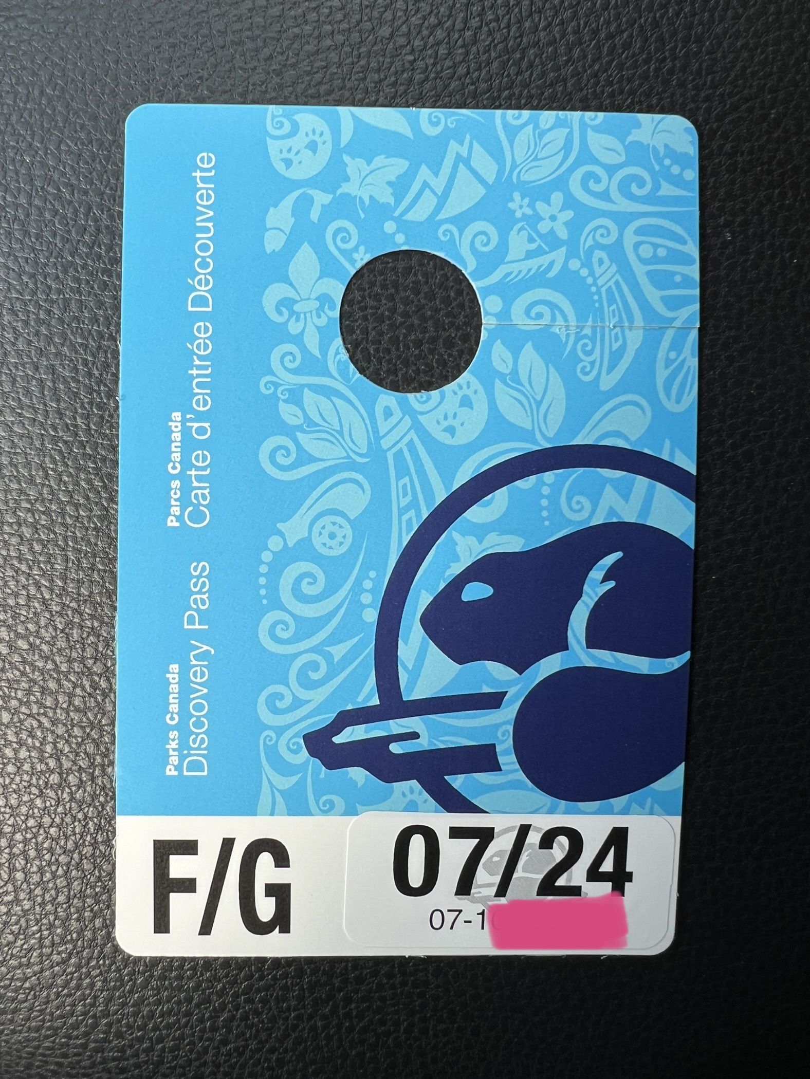 Canada National Park Pass Good Through 7/31/2024
