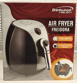 “NEW” AIR FRYER (3.4QT) Large Capacity “1,500 Watts” Nonstick Removable Aluminum Bowl! Easy Cleaning, FAST COOKING! (Black&Silver) ♥️